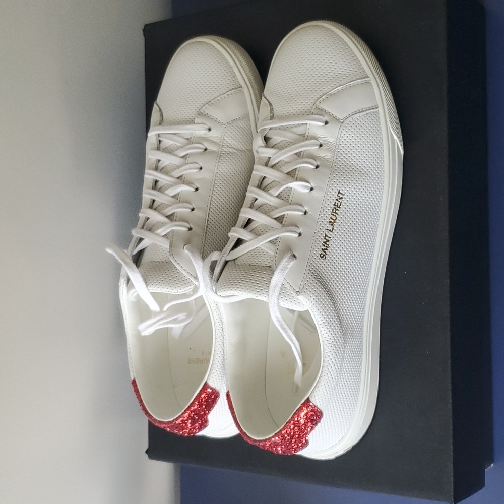 Saint Laurent White Sneakers